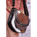Handmade Stitch Leather Bag - Image 4