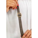 Cowhide Patch Fringe Bag - Image 6