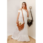 Venus Cowhide Fringe Bag