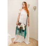 Cowhide Fringe Bag - Image 2