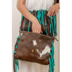 Cowhide Fringe Bag - Image 5