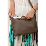Cowhide Fringe Bag - Image 6