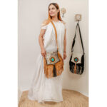 Combination Cowhide Fringe Bag - Image 2