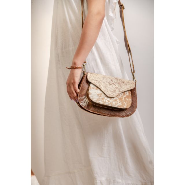 19042-2.jpg Cheery Cowhide Sling Bag - Image 1