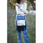 Girls Cowhide Fringe Bag