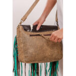Cowhide Fringe Bag - Image 7