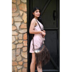 Palvi Cowhide Fringe Bag - Image 5