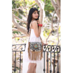 Small Cowhide Fringe Bag - Image 2