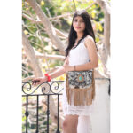 Small Cowhide Fringe Bag