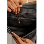 Cowhide Turquoise Fringe Bag - Image 8