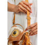 Cowhide Fringe Mobile Bag - Image 2