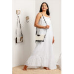 Flap Cowhide Sling Bag