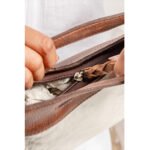 Designer Cowhide Fringe Bag - Image 7