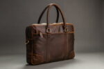 Crunch Leather Laptop Bag - Image 3