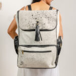 Leather Cow Hide Travel Backpacks