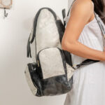 Leather Cow Hide Travel Backpacks - Image 3