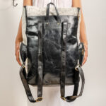 Leather Cow Hide Travel Backpacks - Image 4