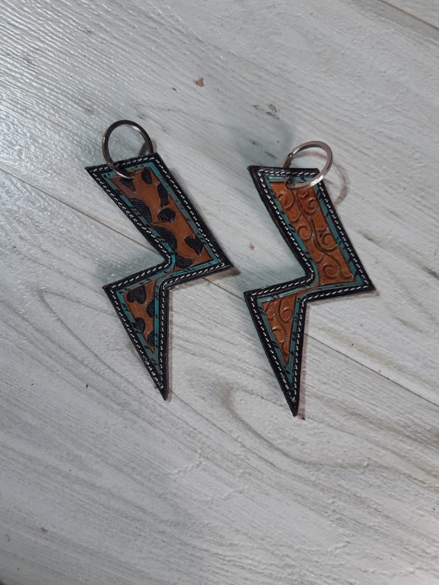 WhatsApp-Image-2022-08-18-at-4.49.20-PM.jpeg Leather Tooling Carving Keychain - Image 1