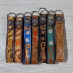 Leather Tooling Carving Keychain