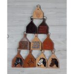LEATHER HORSE KEYCHAIN COMBO
